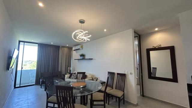 Departamento de 2 recámaras, amueblado, en Temozón, AVAL FORZOSO.