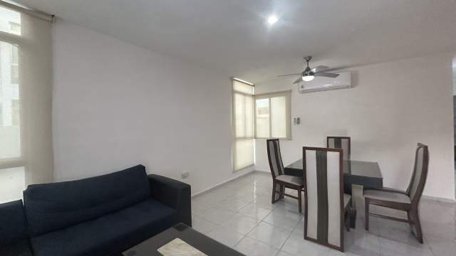Departamento de 2 recámaras, amueblado, dentro de periférico.
