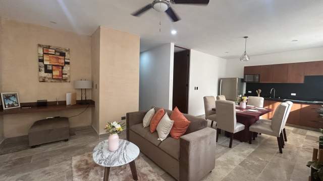 Departamento de 2 recámaras, en PLANTA BAJA, en privada con amenidades.
