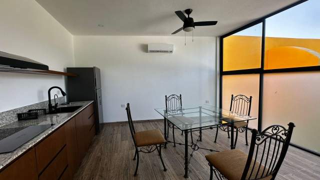 Departamento amueblado, dentro de privada.