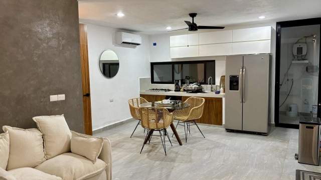 Departamento en renta, tipo Loft, completamente equipado y amueblado.