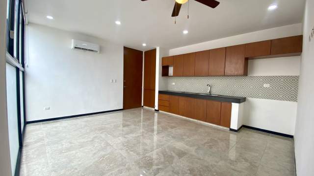 Departamento de 1 recámara, en Temozón Norte.