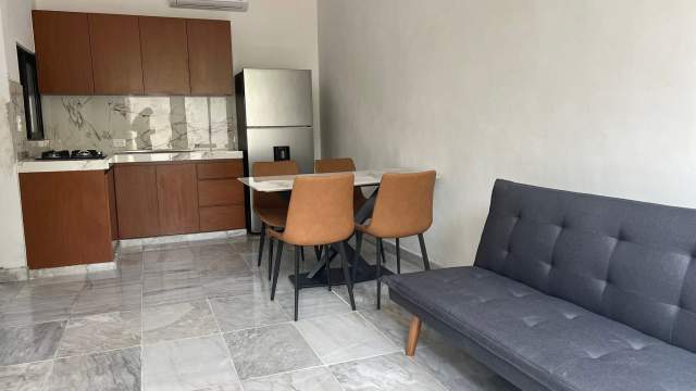 Departamento de 1 recámara, amueblado, dentro de periférico, con servicios incluidos.