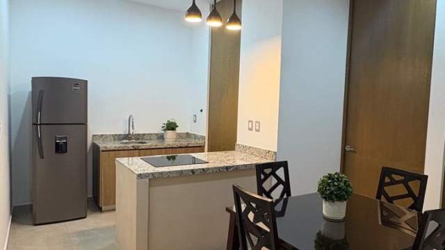 Departamento de 1 recámara, amueblado, en Temozon, con amenidades.