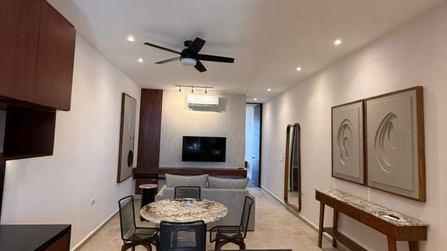 Departamento de 1 recámara, amueblado, con amenidades dentro de periférico.