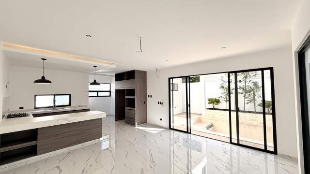 Residencia de lujo a estrenar con 4 recámaras y alberca en Cholul.