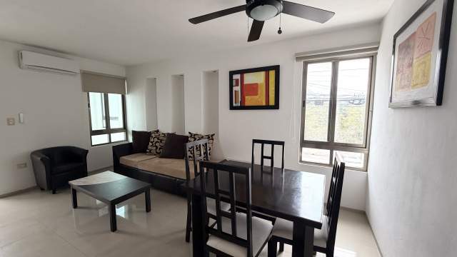 Departamento amueblado, de 1 recámara, en Montebello 25.