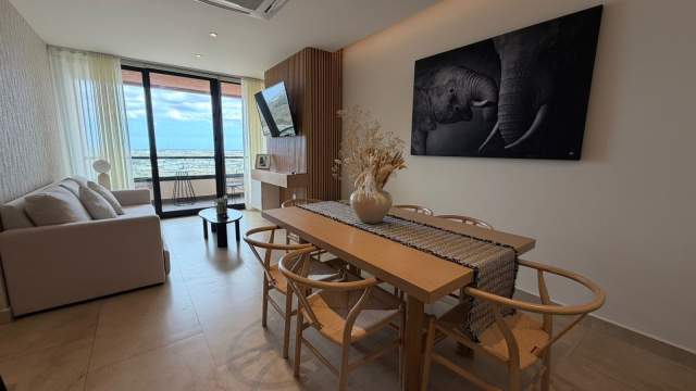 Departamento amueblado, de 2 recámaras, en Baltia.