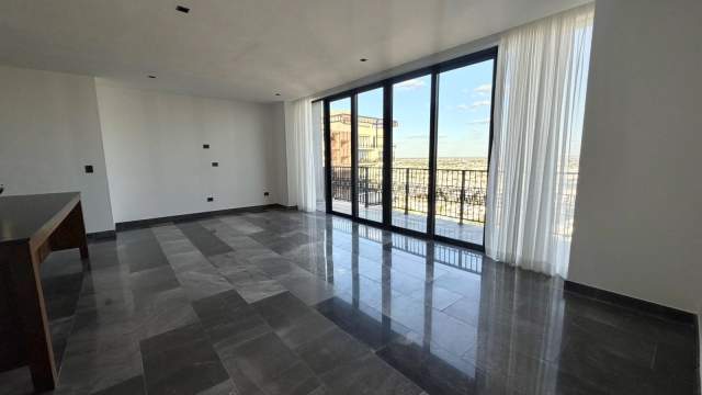 Departamento de 2 recámaras, piso 19 en Arthouse, vista a amenidades.