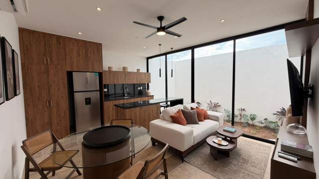 Departamento de 2 recamaras, en edificio con elevador y amenidades.