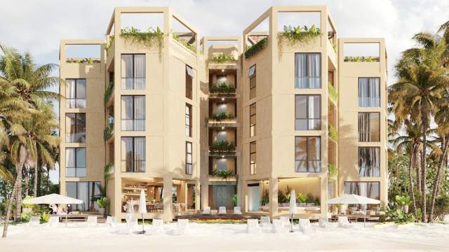 Departamento en preventa de 2 recámaras, jacuzzi, con vista al mar.