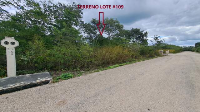 Amplio terreno en privada bosques de Chicxulub.