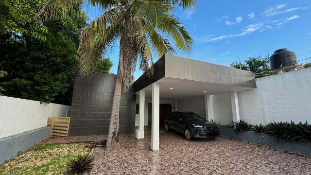 Casa en San Pedro Uxmal, de 1 planta, 3 recámaras y terraza, SIN AVAL