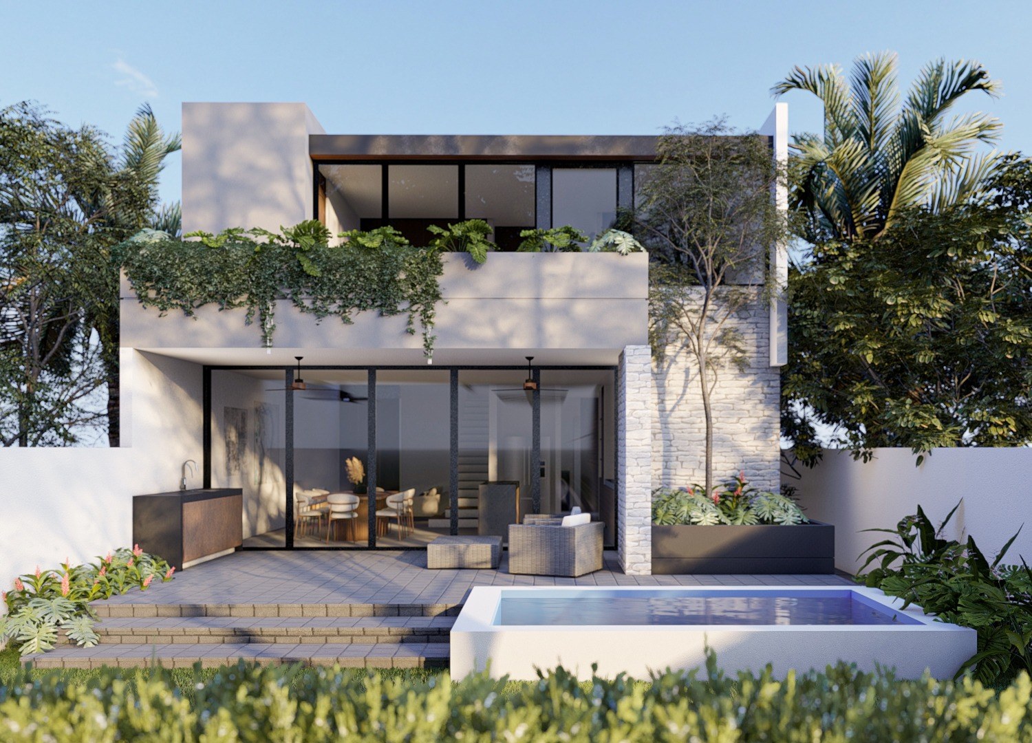 Casas de diseño exclusivo, ubicadas en privada con amenidades.