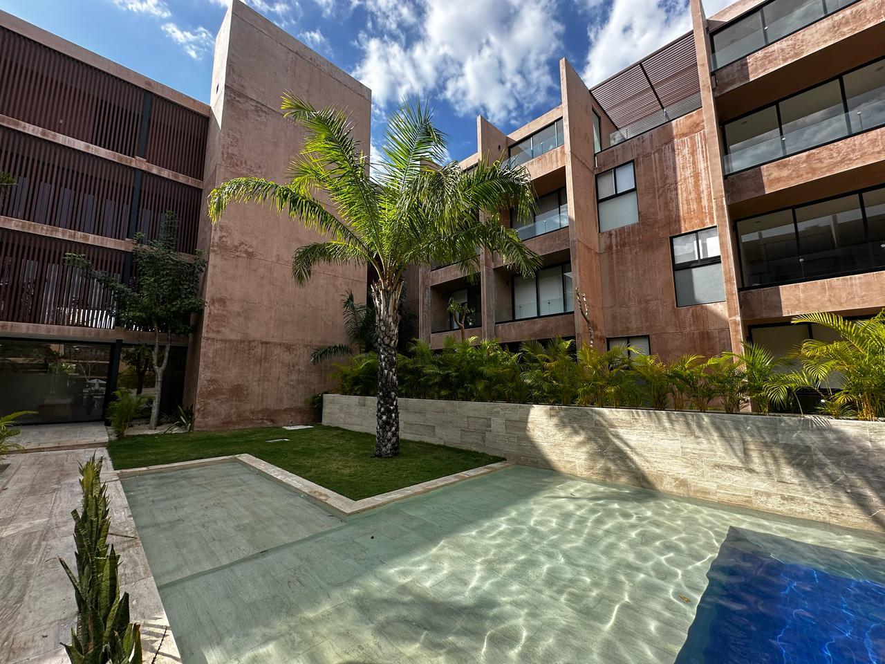 Departamento amueblado, en condominio con amenidades, cerca de periférico.