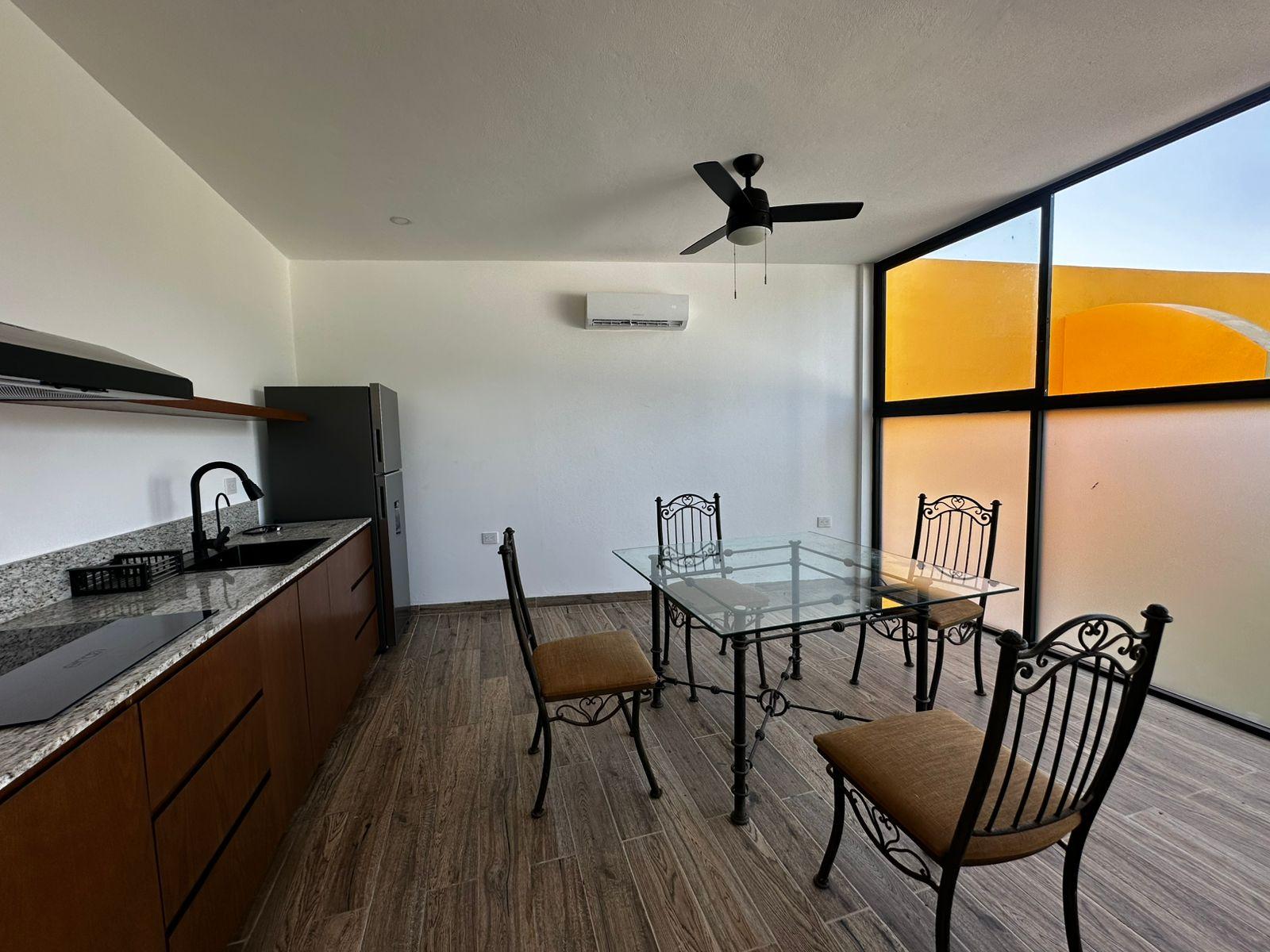 Departamento amueblado, dentro de privada.