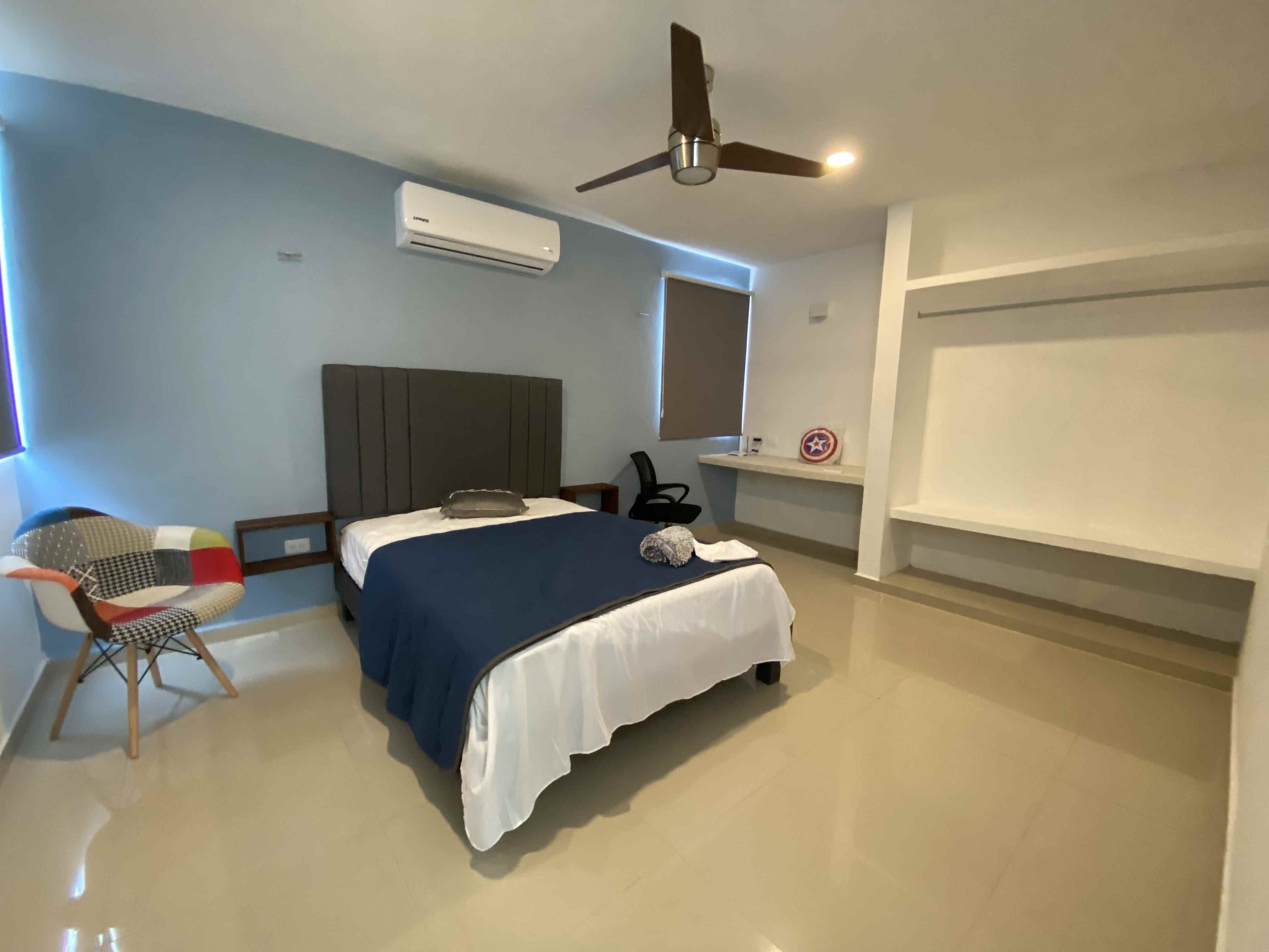 Departamento amueblado, de 1 recámara, con servicios incluidos, a una cuadra del mayabus.