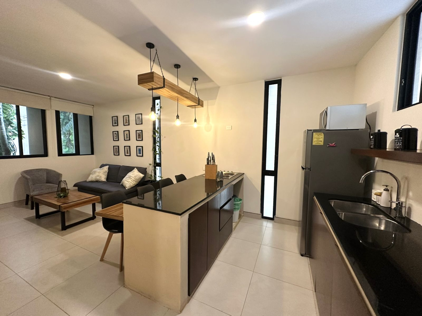 Departamento amueblado, en planta baja, en Helia