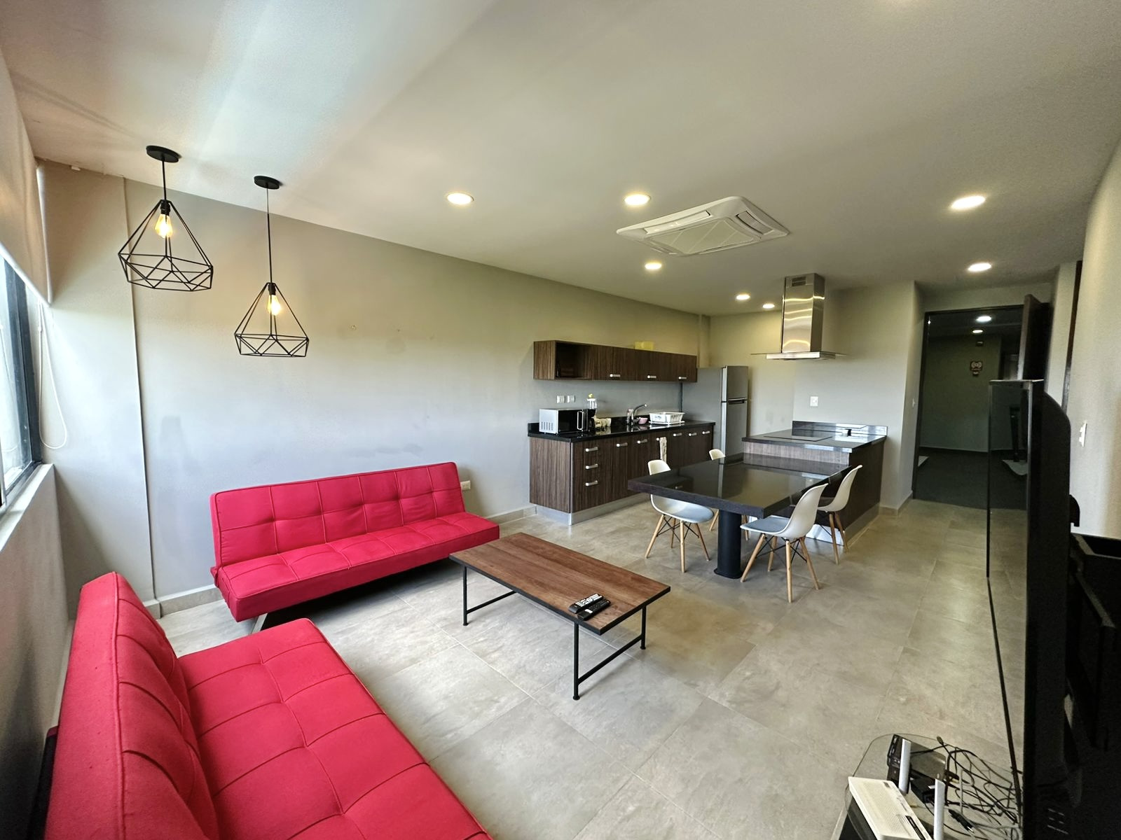 Departamento amueblado, de 1 recámara, en Buyán.