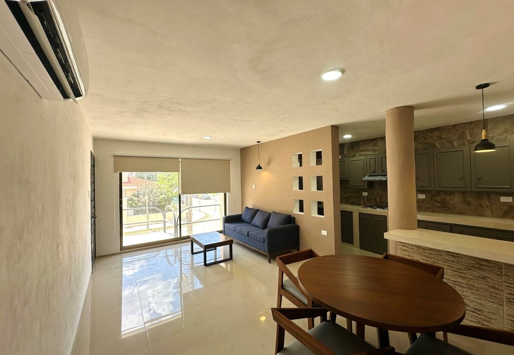 ¡OPORTUNIDAD DE INVERSIÓN! Departamento amueblado, cerca de Prolongación Montejo.