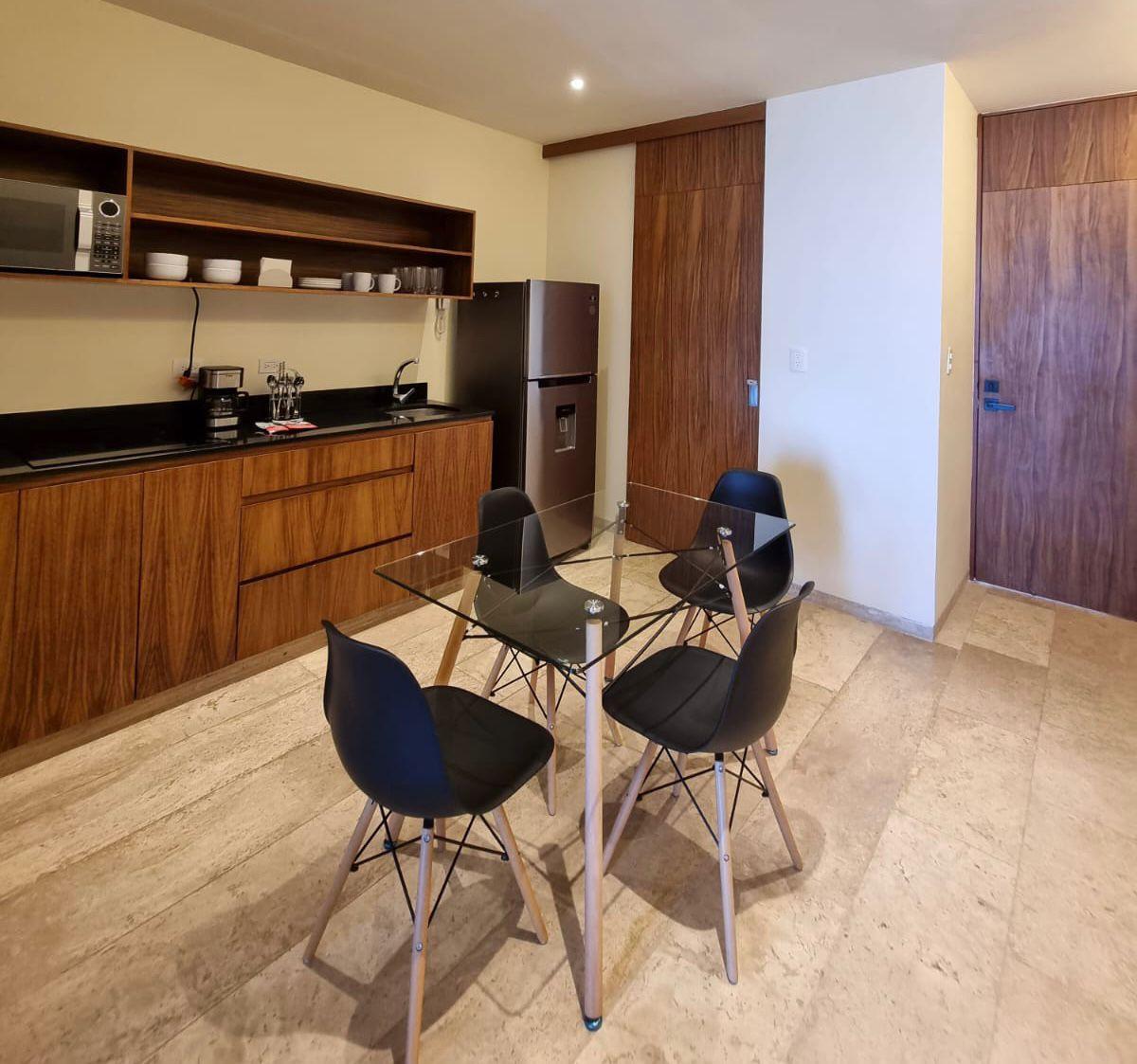 Departamento de 1 recámara, amueblado, en privada con amenidades.