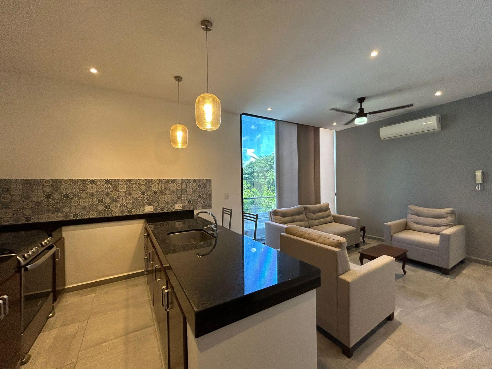 Departamento de 2 recámaras, amueblado, en privada.
