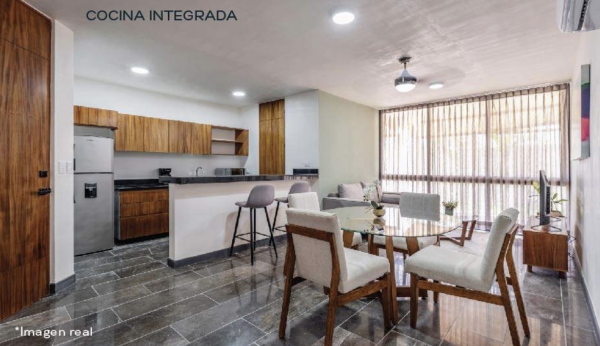 Departamento de 2 recámaras, en privada con amenidades.