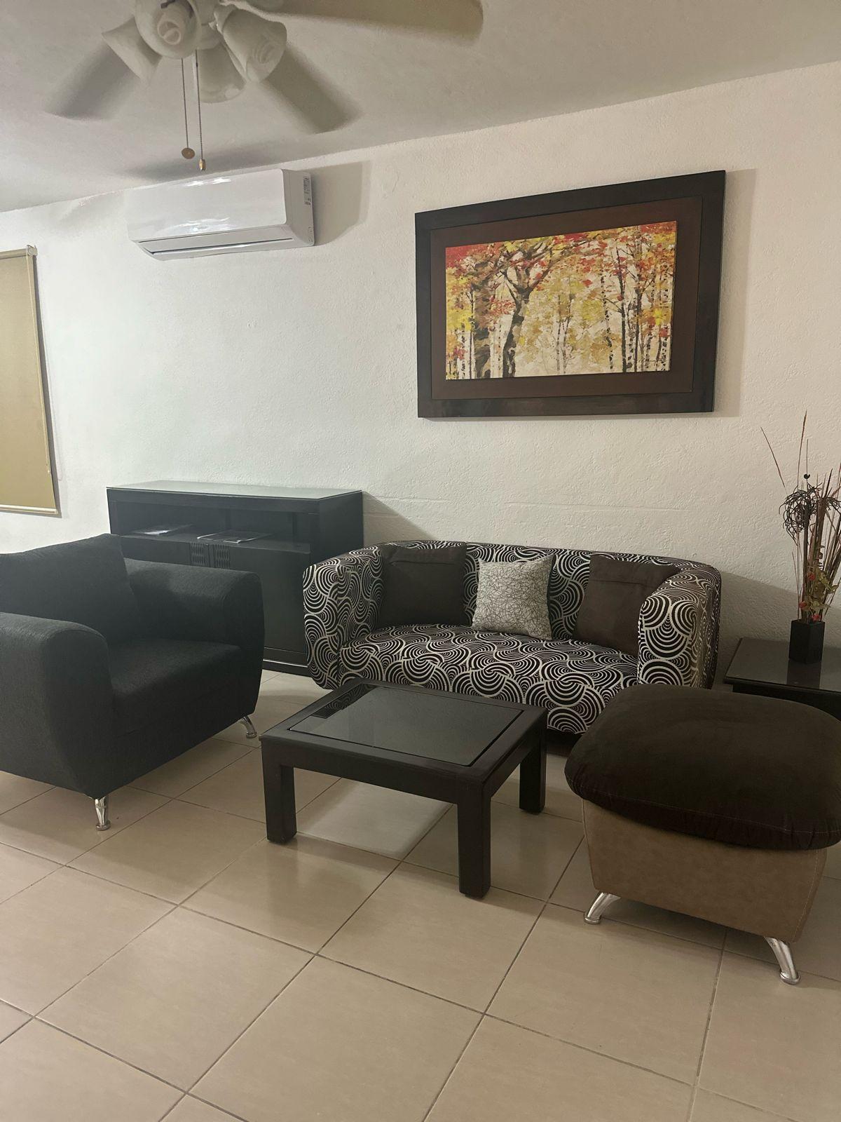 Departamento amueblado en edificio sobre la Avenida del Campestre.