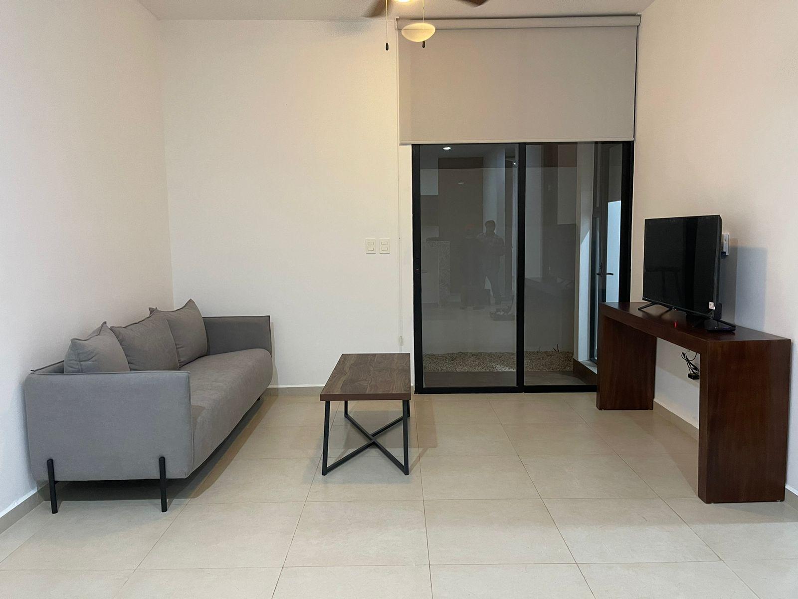 Departamento de 2 recámaras, amueblado, en privada con amenidades.