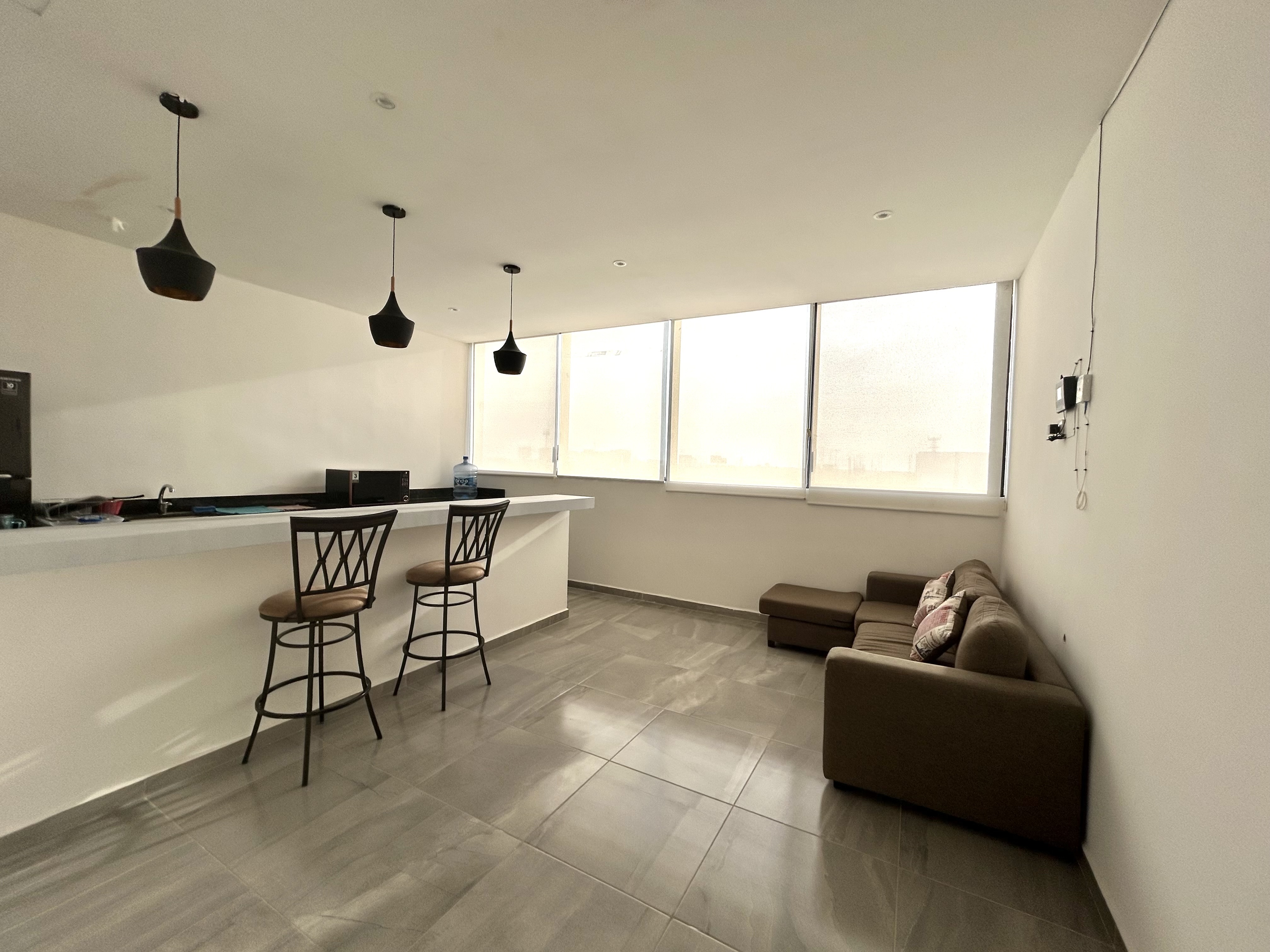 Departamento de 1 recámara, amueblado, en privada.