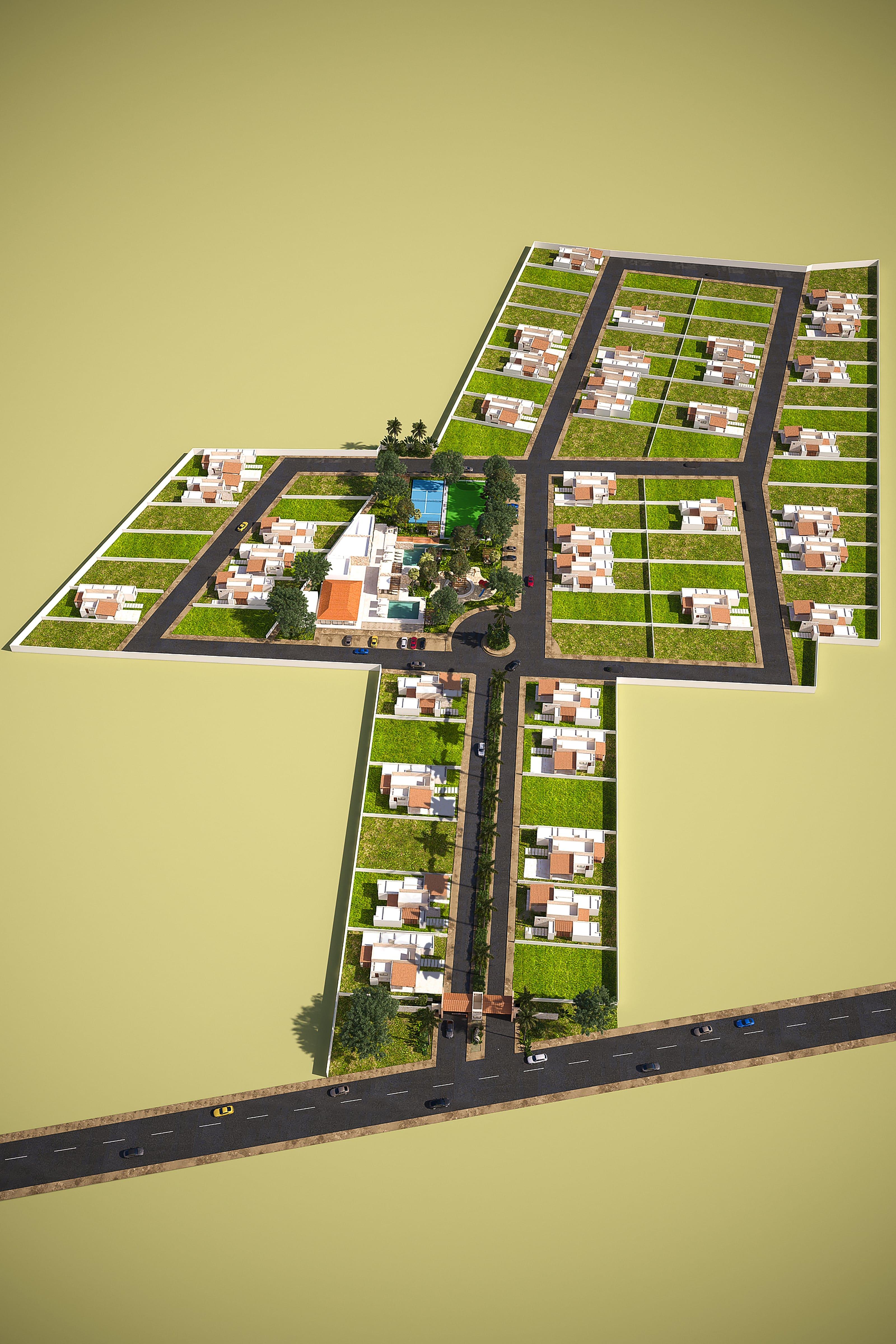 Terreno dentro de privada con amenidades, en zona Country.