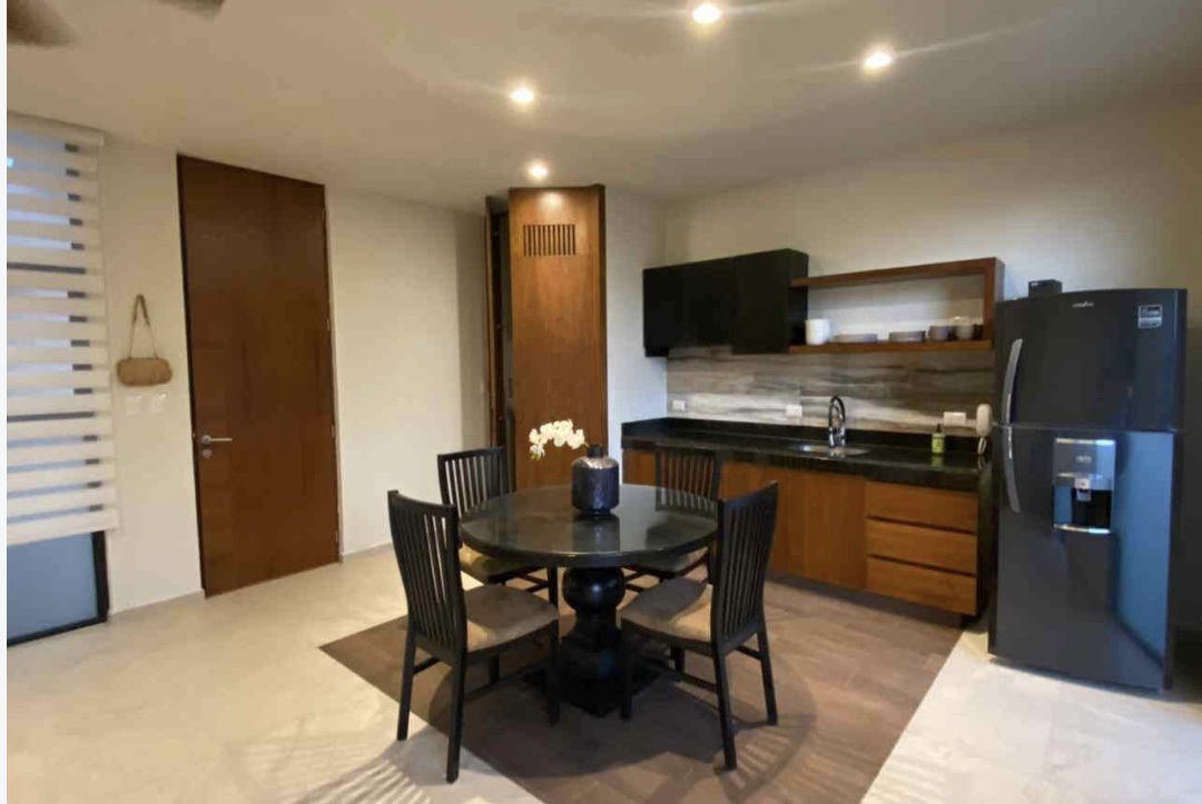 Departamento amueblado, en condominio.