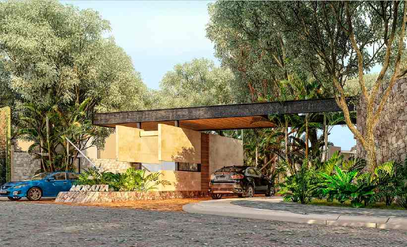 Casa de una planta con alberca, dentro de privada con amenidades