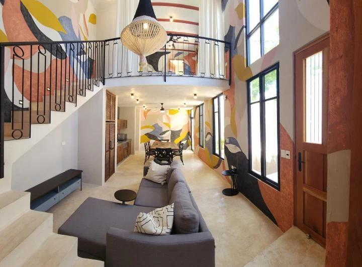 Casa amueblada, en el centro, 2 recámaras, con alberca, cerca de la Ermita.