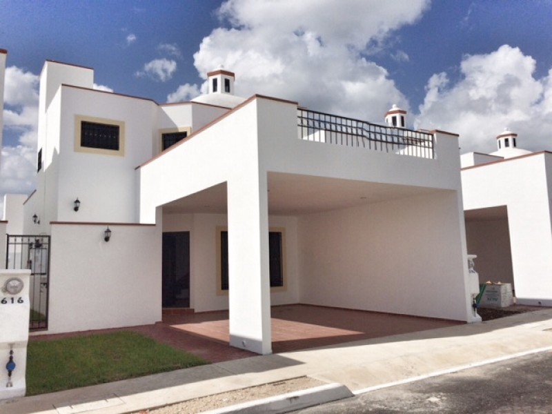 Casa sin muebles totalmente equipada